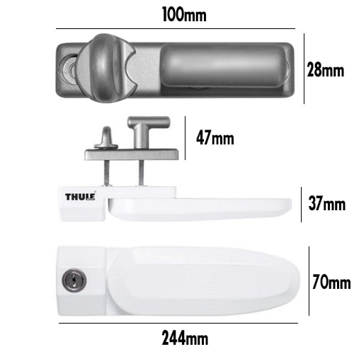 Serrure Thule Inside Out Lock G2