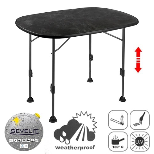 avis sur Table SEVELIT Linear Brunner 130x90cm