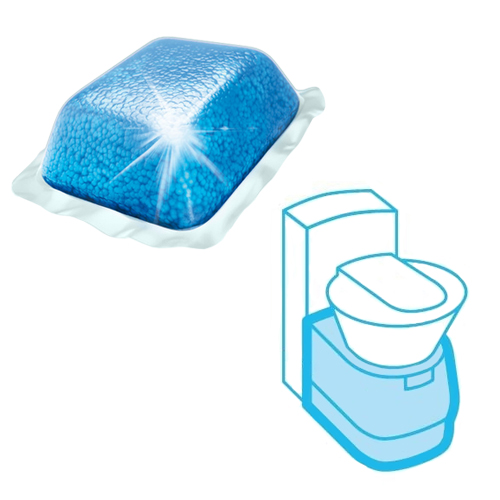 Produit pour WC chimique Bleu pour réservoir à matières - KAMPA DOMETIC
