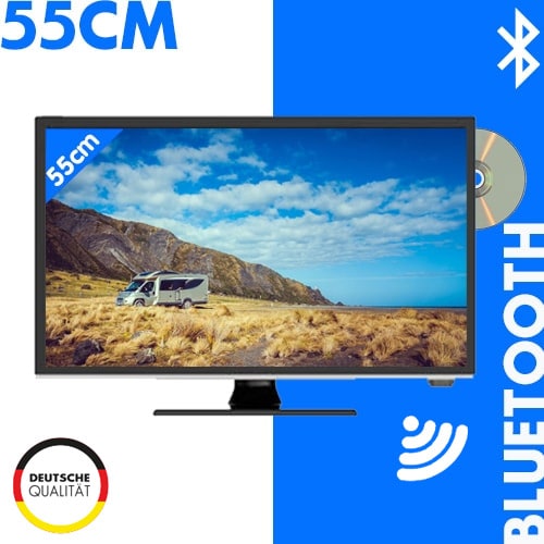 TV Silverline HD DVD Bluetooth 55cm Mobile TV + 1 barre de son offerte