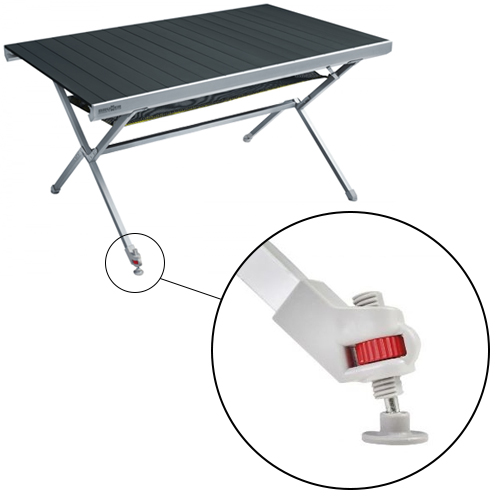 Table de camping Alu Titanium 6 Brunner