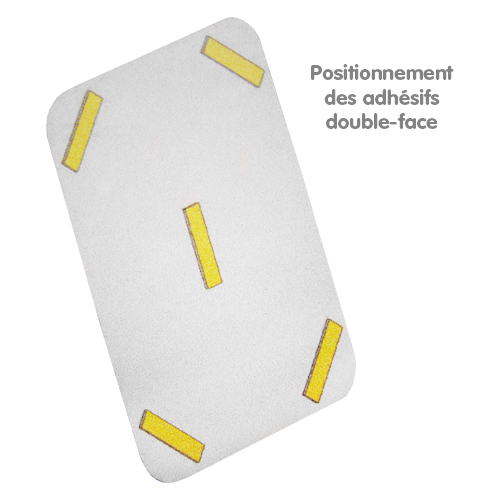 Miroir acrylique adhsif 280x240mm
