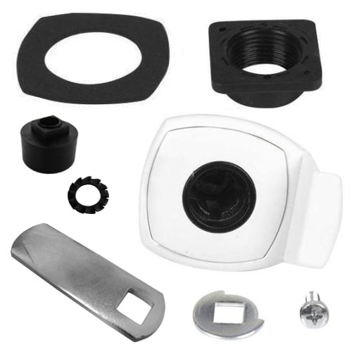 Serrure ZADI DOOR LOCK blanche