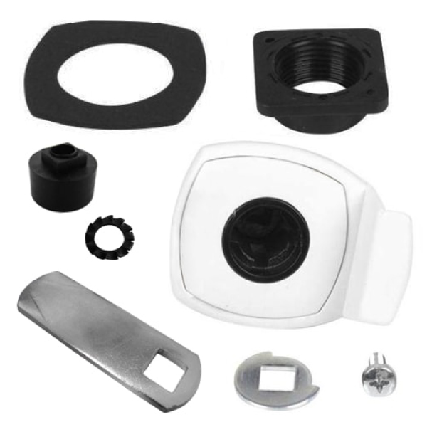 Serrure ZADI DOOR LOCK blanche