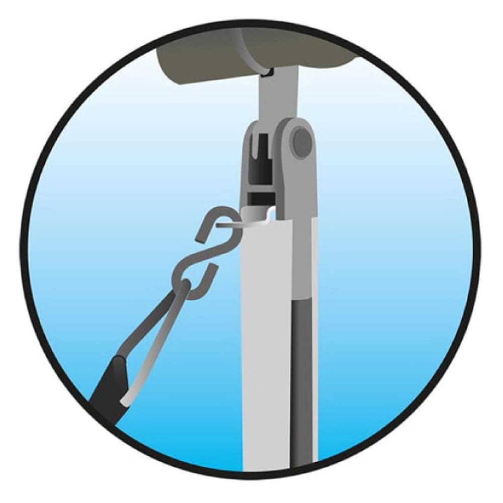 Lot de 2 sangles de fixation au sol