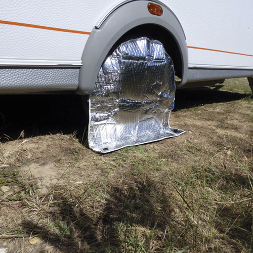 Housse de roue de secours noire pour auto voiture 4x4 caravane camping car utilitaire pour taille 235/65R17