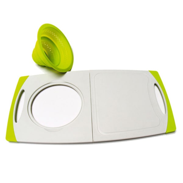 Planche  dcouper avec passoire silicone