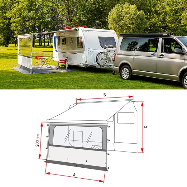 Faade store Fiamma BLOCKER PRO 450