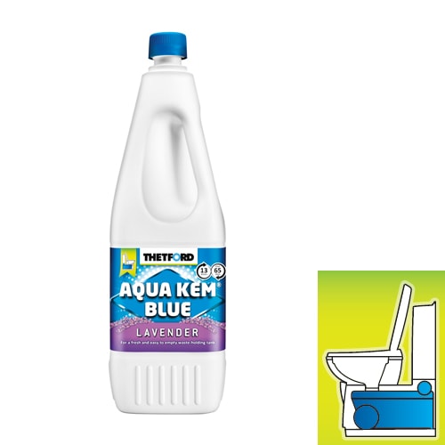 Puissant additif sanitaire pour WC CHIMIQUE Aqua Kem blue 2L