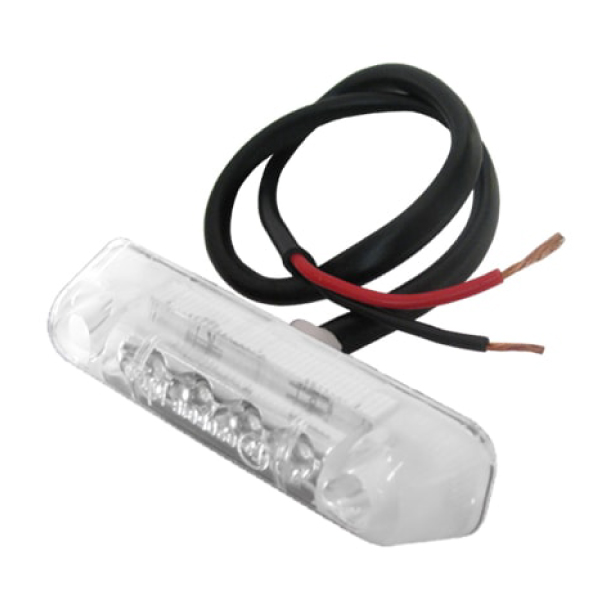 Feu de position avant  led JOKON blanc 65x16x15 mm