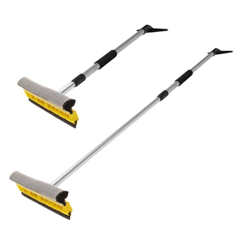 Raclette pour d�givrer et lave-vitre t�lescopique 125cm