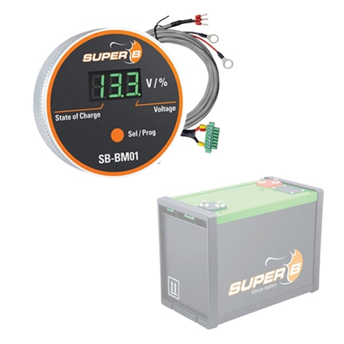Afficheur batterie Lithium 12V Super B 