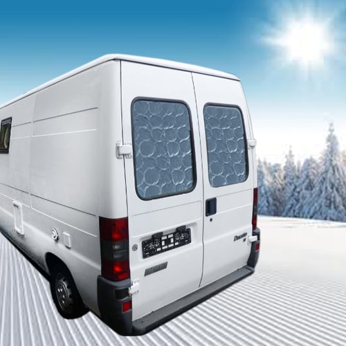 Rideaux isolants Vitres AR Fourgon Ducato Rhauss 95  2006 Gris