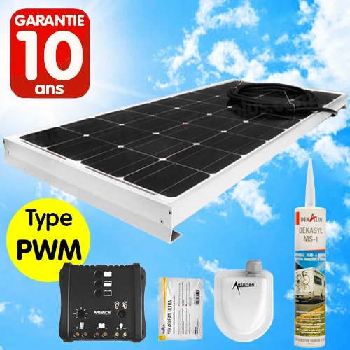 Kit complet panneau solaire180W Haute performance Camping-car Caravane