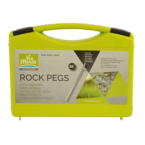 20 piquets de sols Rock en T 23cm