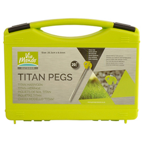 20 piquets de sols Titan 20cm