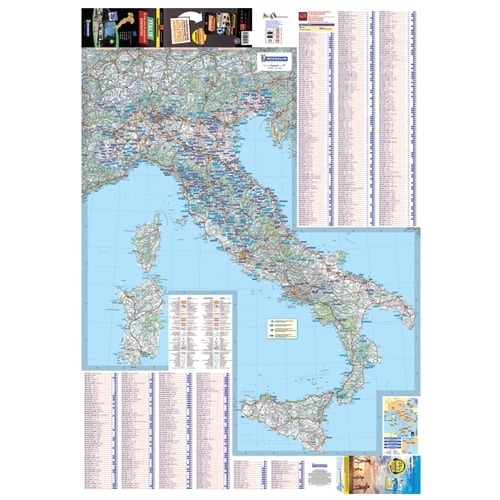 Carte ITALIE Aires de CC et parkings gratuits