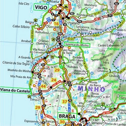 GPS Globe - Carte touristique du Portugal