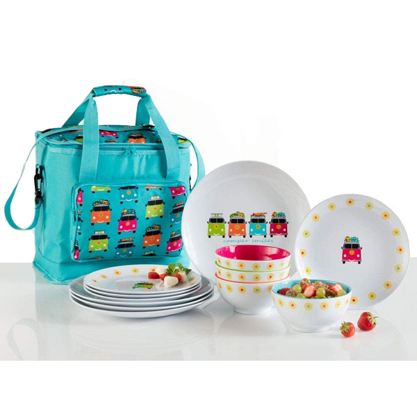 Set de picnic Mlamine Camper Smiles 