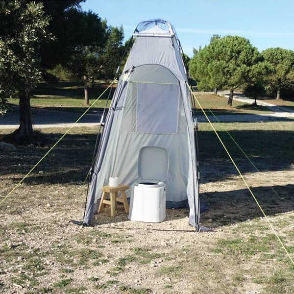 WC portable OPTILOO BRÜNNER avec seau idéal en camping