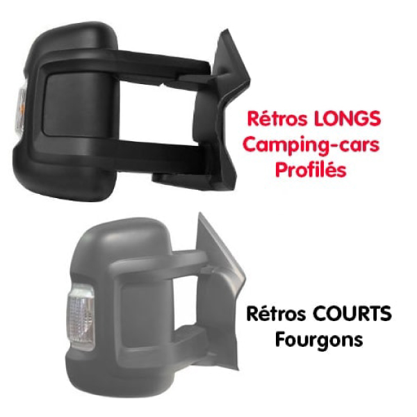 Coques rtros camping-car HTD Blanches Ducato aprs 2006