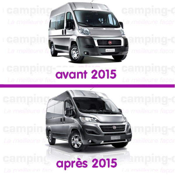 Coques rtros camping-car HTD Blanches Ducato aprs 2006