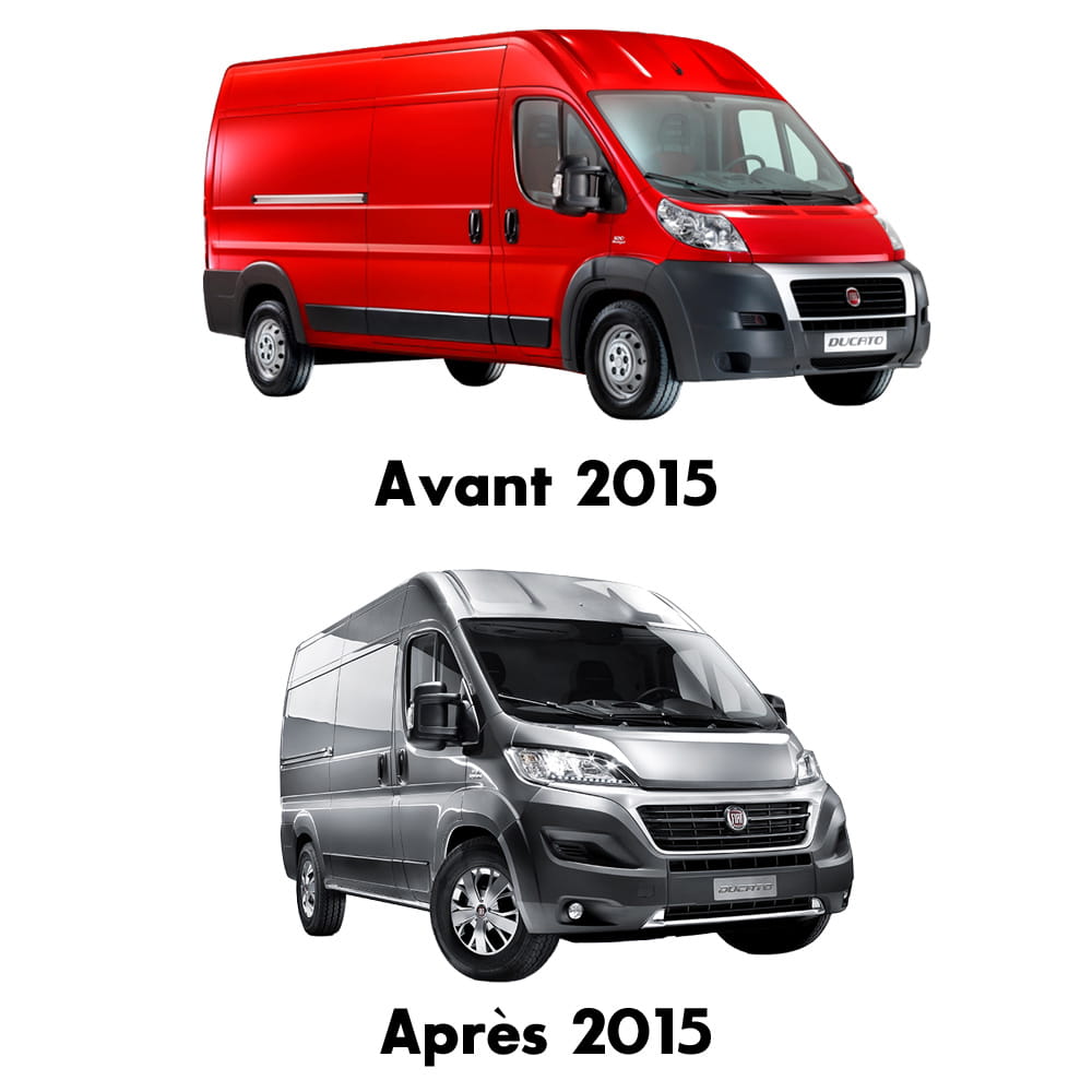 Coques r�tros camping-car HTD Blanches Ducato de 2007 � 2024