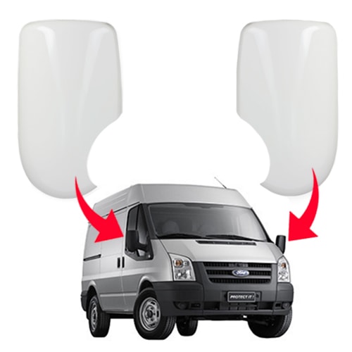 Coques de r�tros Blanches Ford Transit 5 de 2006 � 2013