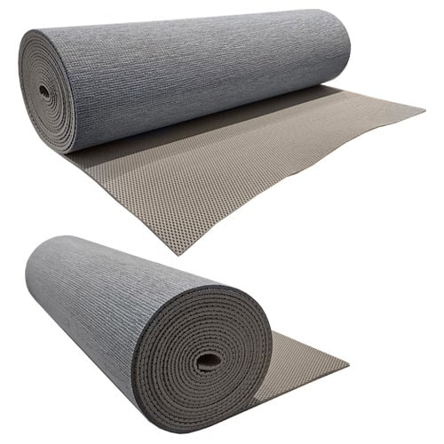 Tapis Retaillable Runner Roller 500 x 52 cm Gris - Marron