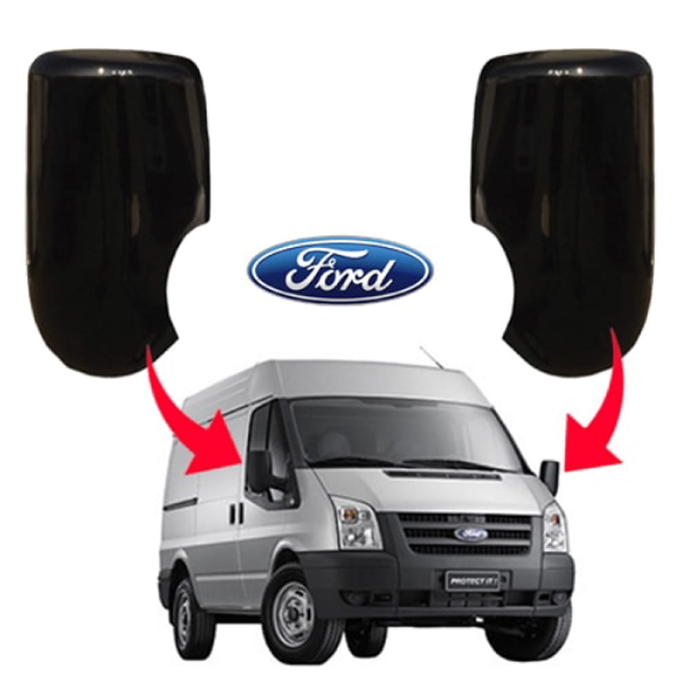 Coques r�tros Noires HTD Camping-Car Ford Transit de 2006 � 2013