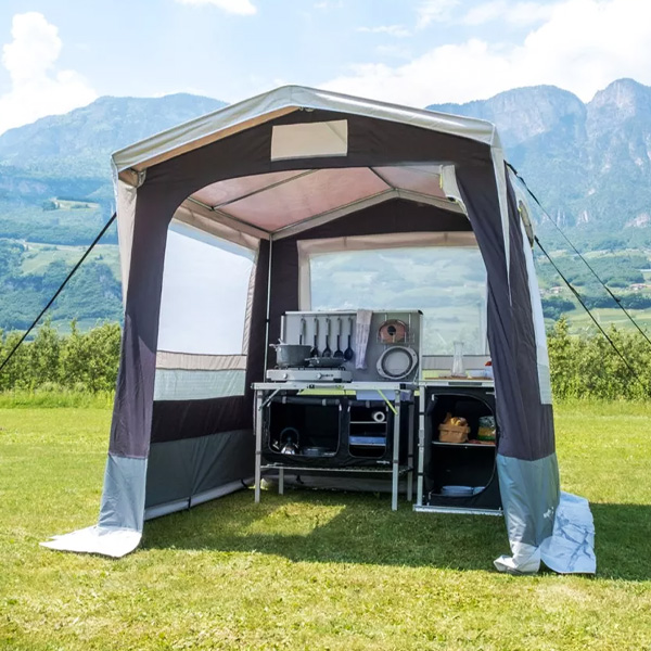 TENTE CUISINE GUSTO III 200 X 200 idéal en Camping-car