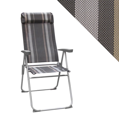 Fauteuil camping dossier haut vertica 1er prix