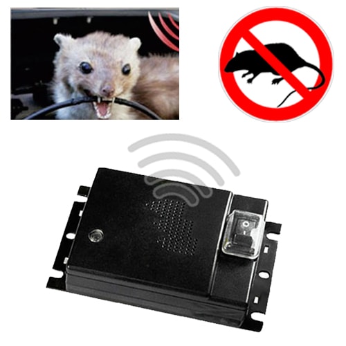 Répulsif Ultrason pour Voiture avec Stroboscopique LED, Garage pour Voiture  Rongeurs Souris Bestioles Maison Garage Grenier Camping