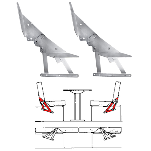 avis sur Ferrures de banquette convertible La paire 