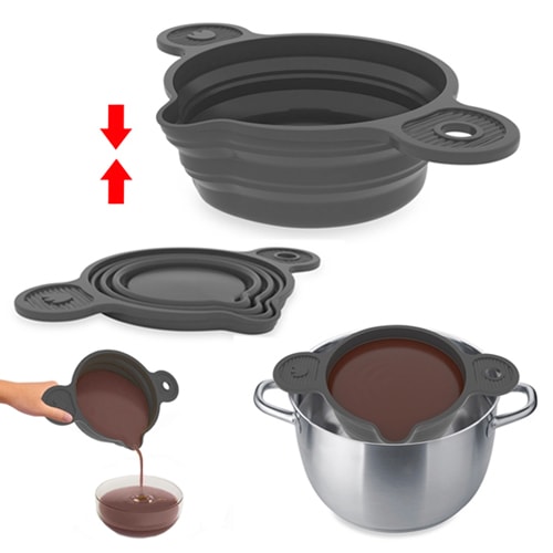Rcipient silicone pour bain-marie