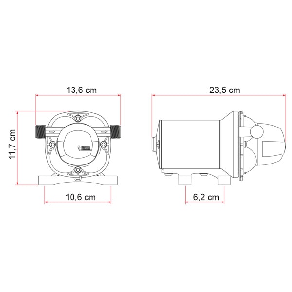 Pompe  eau 12V Aqua F FIAMMA 13L