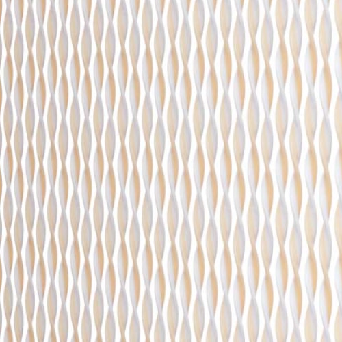 Rideau de porte STRING 60 x 190 cm Beige/Blanc