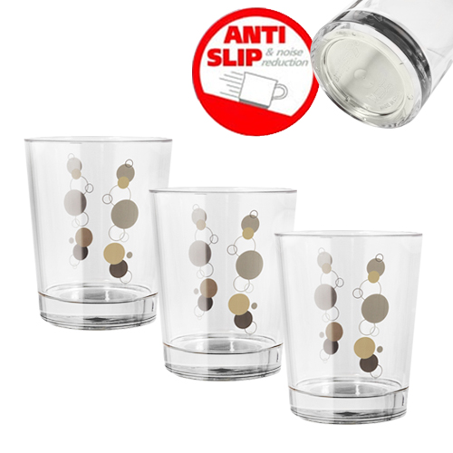 Lot de 3 verres 30 cl PEPITA