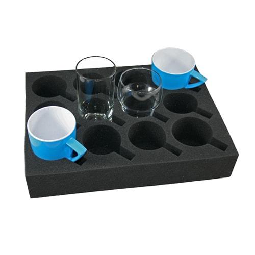avis sur Mousse de rangement 12 verres ou tasses