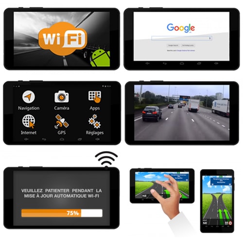 Nouveau PACK GPS AGURI CC7800 camra intgre