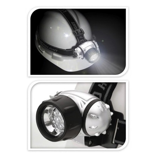 Lampe Frontale rglable 7 LED 