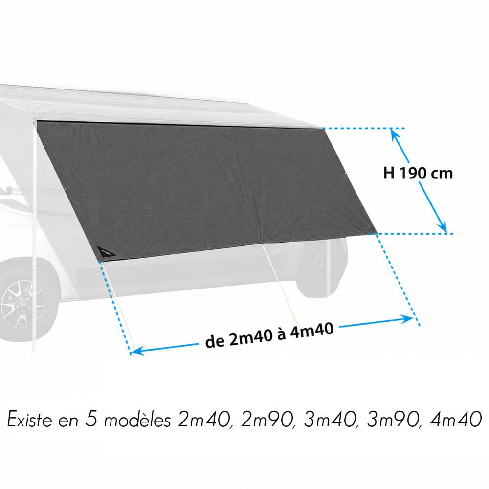 Fa�ade de store Sunny View de 2m40 � 4m40