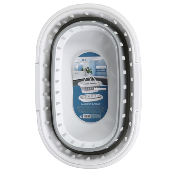 Panier  linge pliable en silicone 58 x 38 cm 25 L
