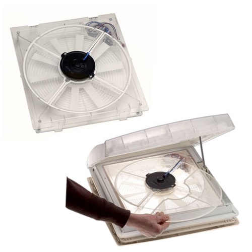 Ventilateur de Toit RV, 40 x 40 cm Ventilateur de Toit RV pour
