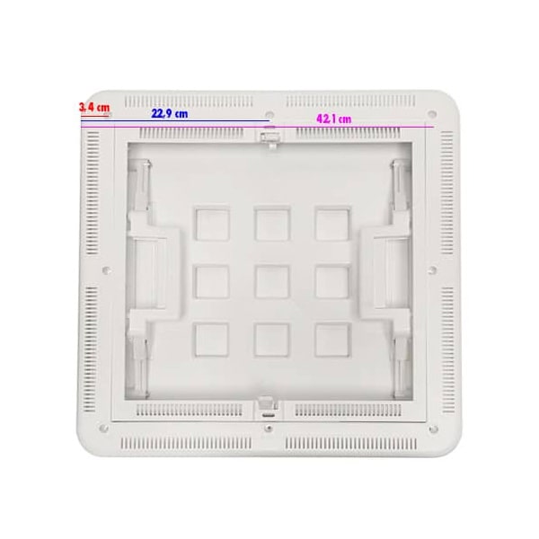 Lanterneau 40x40 extra plat sans occultant Reconditionn