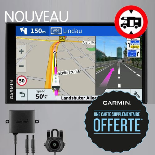 GPS Garmin Camper 770 LMT-D + Camra BC30