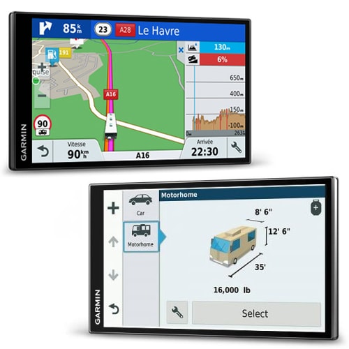 GPS Garmin Camper 770 LMT-D + Camra BC30