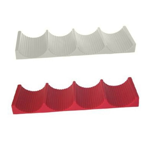 Porte Bouteille Frigo, en Silicone Antidérapant Tapis Rangement Frigo  Organisateur en Pliable - Peut Contenir Un Maximum de Bouteilles (Rouge) 