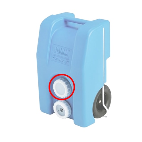 Bouchon Blanc pour WC Bi-Pot ou Tank 23