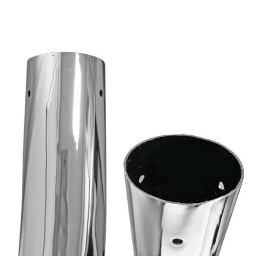 Embout chappement 66 mm courb